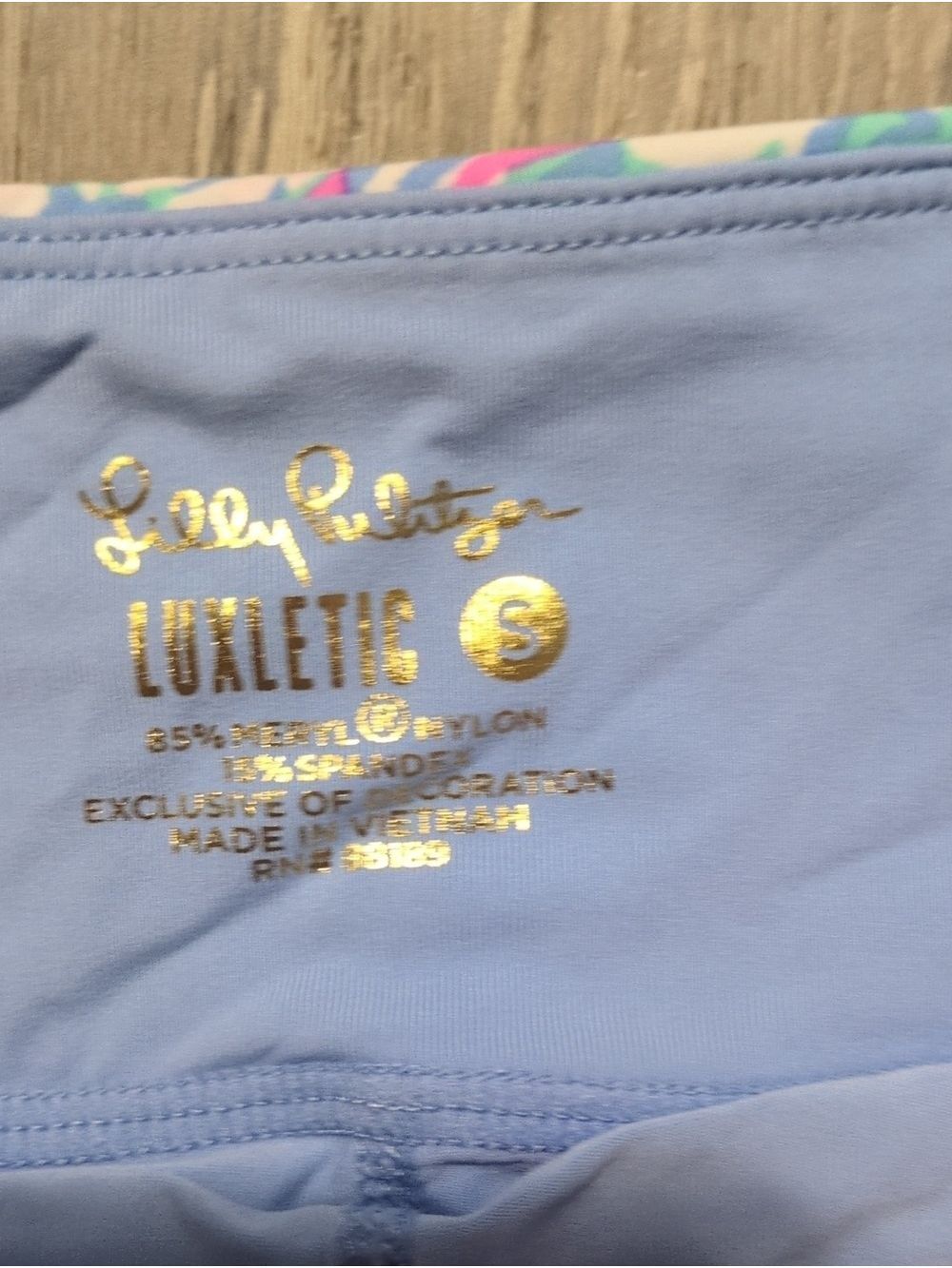 Lilly Pulitzer Luxletic Fionna Skort *GOLDEN HOUR* Turquoise Oasis Size Small - Picture 3 of 7
